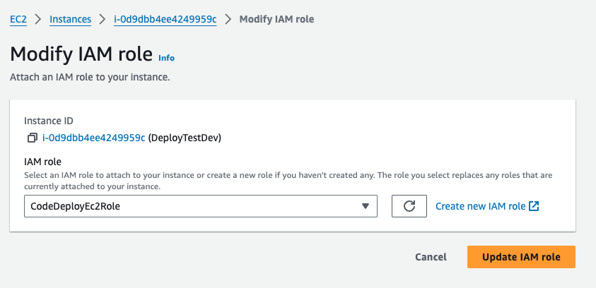 EC2 Role IAM